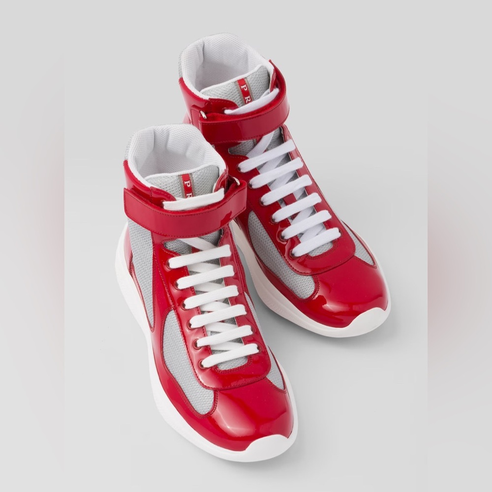 Prada America’s Cup high-top sneakers